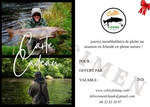 carte cadeau peche saumon