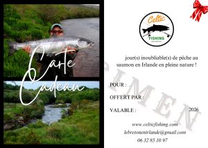 carte cadeau peche saumon Irlande