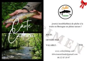 carte cadeau peche truite